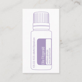 Lavender Essential Oil Fles Visitekaartje