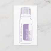 Lavender Essential Oil Fles Visitekaartje (Voorkant)