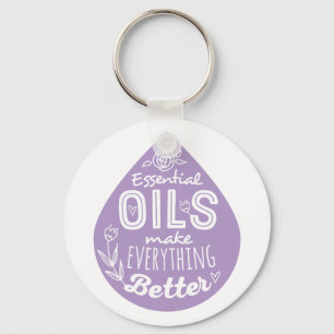 Lavender Essential Oil Sleutelhanger