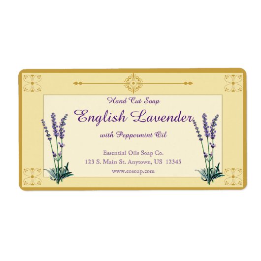 lavender etiket (Voorkant)
