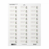 Lavender & Eucalyptus Return Address Label (Full Sheet)