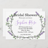 Lavender Eucalyptus romantic boho Vrijgezellenfees Kaart (Voorkant / Achterkant)