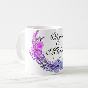Lavender, Eucalyptus, roze paarse blauwgroen rozen Koffiemok