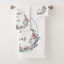 Lavender Eucalyptus roze rozen waterverf