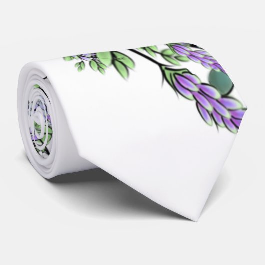 Lavender Eucalyptus rozen Stropdas (Opgerold)