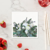 Lavender Eucalyptus white roses greenery Servet (Insitu)