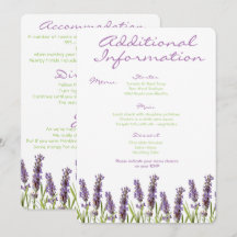 Lavender Extra Informatiekaart