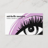 Lavender Eye schaduw Eyelash Brows professional Visitekaartje (Voorkant)