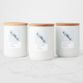 Lavender Facial Mask Label Voedselcontainer Etiket (Flessen)