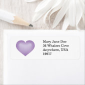 Lavender Fade Heart Etiket (Insitu)