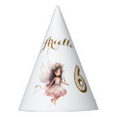 Lavender Fairy wildflower pixie birthday Feesthoedjes (Voorkant)