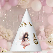 Lavender Fairy wildflower pixie birthday Feesthoedjes