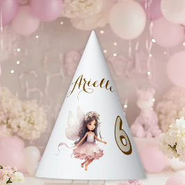 Lavender Fairy wildflower pixie birthday Feesthoedjes