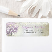 Lavender Fairytale lichten en sterren bruiloft Etiket (Insitu)