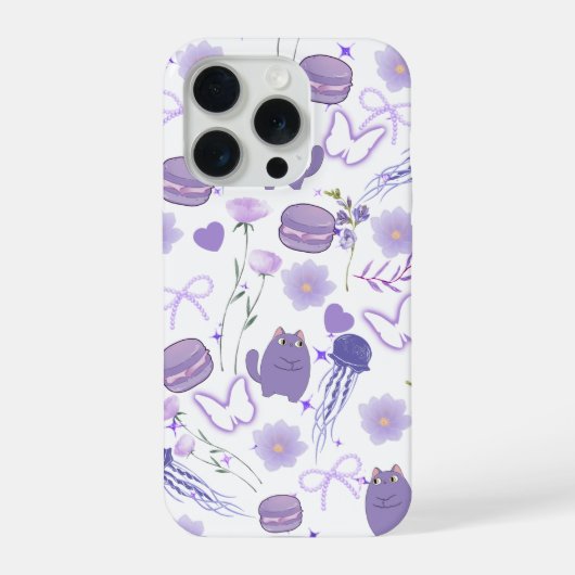 Lavender Fantasy Phone Case iPhone Hoesje (Achterkant)