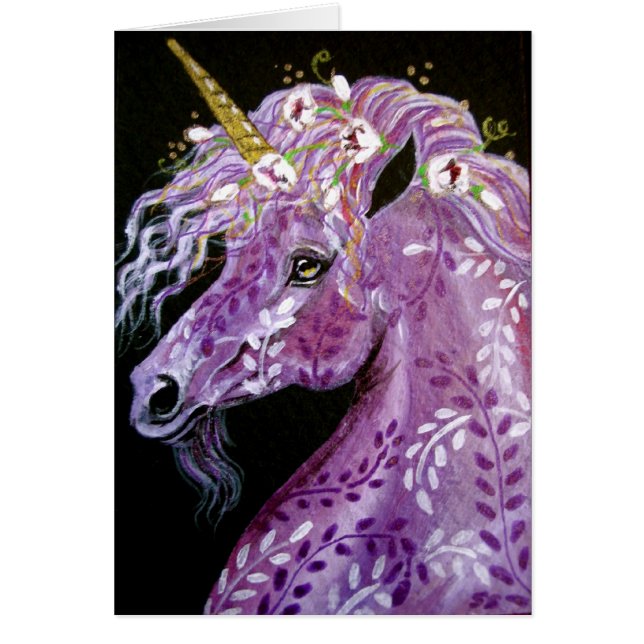 Lavender Fantasy Unicorn (Voorkant)