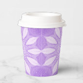 Lavender Faux Tulle Design Papieren Bekers (Rechts)