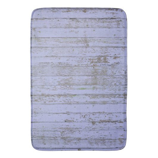 Lavender Faux Wood Texture Bath Mat (Voorkant Verticaal)