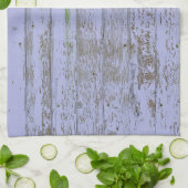 Lavender Faux Wood Texture Kitchen Towel Theedoek (Gevouwen)