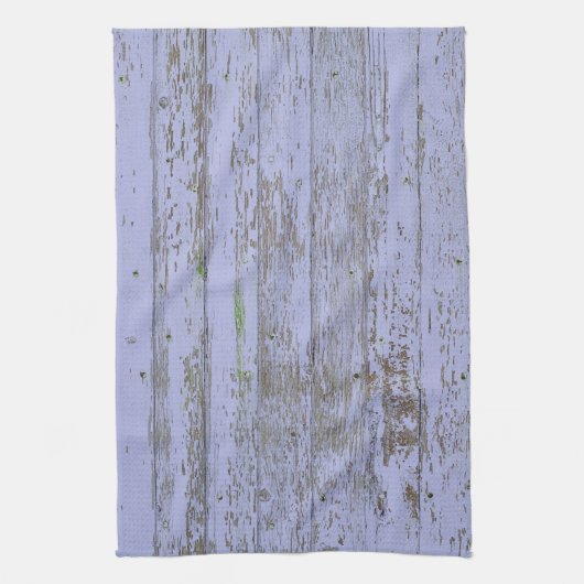 Lavender Faux Wood Texture Kitchen Towel Theedoek (Verticaal)