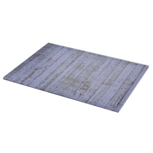 Lavender Faux Wood Texture Snijplank (Hoek)