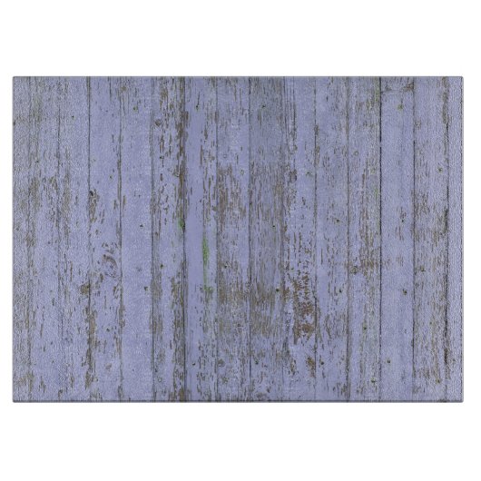 Lavender Faux Wood Texture Snijplank (Voorkant)