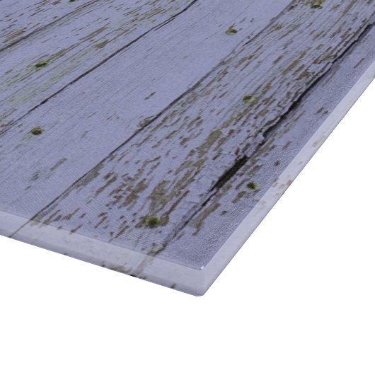 Lavender Faux Wood Texture Snijplank (Hoek)