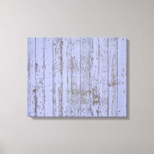 Lavender Faux Wood Texture Stretched Canvas Print (Voorkant)