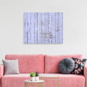 Lavender Faux Wood Texture Stretched Canvas Print (Insitu (Woonkamer))