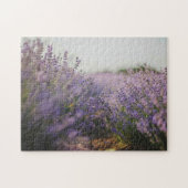Lavender Field building Jigzaag Puzzle Legpuzzel (Horizontaal)