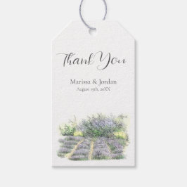 Lavender Field Cadeaulabel