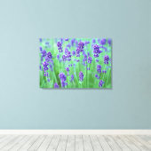 Lavender Field Canvas Afdruk (Insitu (Houten vloer))