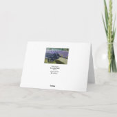 "Lavender Field" door Trina Chow Kaart (Achterkant)