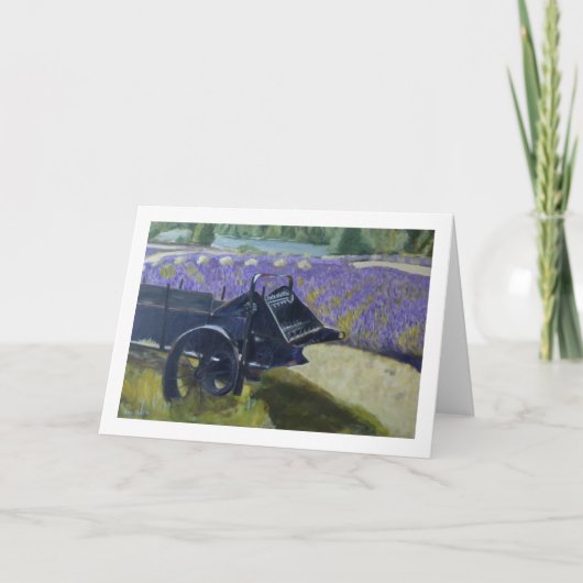 "Lavender Field" door Trina Chow Kaart (Voorkant)