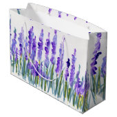 Lavender Field Gift Bag Groot Cadeauzakje (Achterkant Gekanteld)