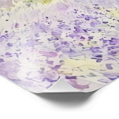 Lavender Field Harvest with Tractor Foto Afdruk (Hoek)