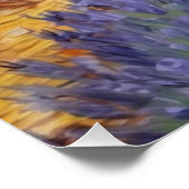 lavender field in van gogh style perfect poster (Hoek)