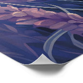 Lavender Field Modern Watercolor Wall Art Poster (Hoek)