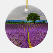 Lavender Field schilderachtig, Frankrijk Keramisch Ornament (Voorkant)
