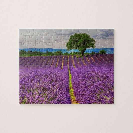 Lavender Field schilderachtig, Frankrijk Legpuzzel (Horizontaal)