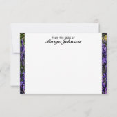 Lavender Field Specialized Blank Notecard Kaart (Achterkant)