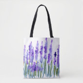 Lavender Field Tote Bag (Voorkant)