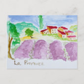 Lavender Fields Abbaye de Senanque | Provence Briefkaart (Voorkant)