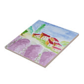 Lavender Fields Abbaye de Senanque | Provence Tegeltje (Zijkant)