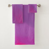 Lavender Fields Abstracte Art Bad Handdoek (Insitu)