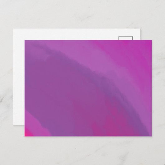 Lavender Fields Abstracte Art Briefkaart (Voorkant / Achterkant)