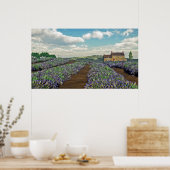 Lavender Fields afdrukken Poster (Keuken)
