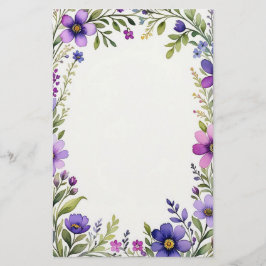 Lavender Fields Briefpapier