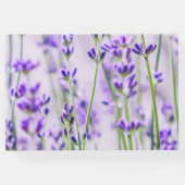 Lavender Fields bruiloft gastenboek (Achterkant)