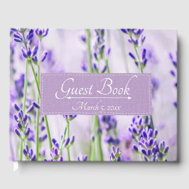 Lavender Fields bruiloft gastenboek